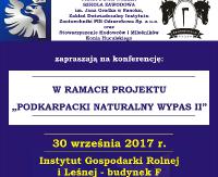 PWSZ SANOK: Konferencja naukowa w ramach projektu „Podkarpacki Naturalny Wypas II”