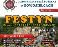 GMINA ZARSZYN: Strażacki Strongman tylko w Nowosielcach