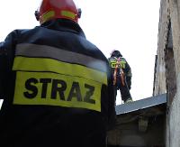 SANOK: Pożar w budynku mieszkalnym. Prawdopodobnie doszło do zwarcia instalacji elektrycznej