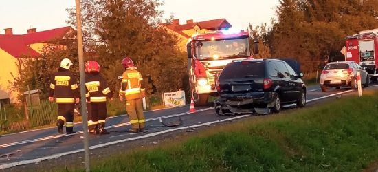DŁUGIE. Zderzyły się trzy samochody (ZDJĘCIA)