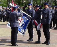 Sztandar dla ustrzyckich policjantów (FILM, ZDJĘCIA)