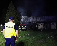 USTRZYKI24.PL: Pożar w Łodynie. Straty sięgają 50 tysięcy złotych