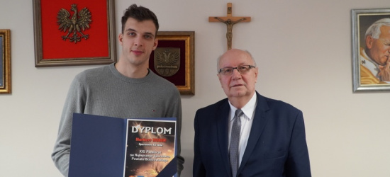 Norbert Huber z Humnisk Sportowcem XX w. powiatu brzozowskiego
