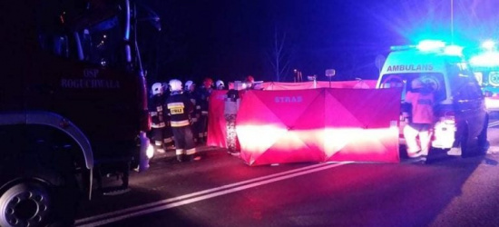 TRAGEDIA: Zjechał na przeciwległy pas i uderzył w ciężarówkę. Kierowca zginął na miejscu