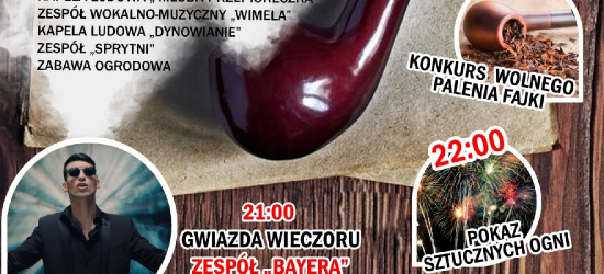 NIEDZIELA. Grabowiańskie Święto Fajki. Gwiazdą wieczoru zespół BAYERA!