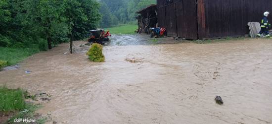 Burze i ulewne deszcze na Podkarpaciu. Strażacy interweniowali 32 razy! (ZDJĘCIA)